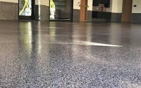Epoxy flooring background